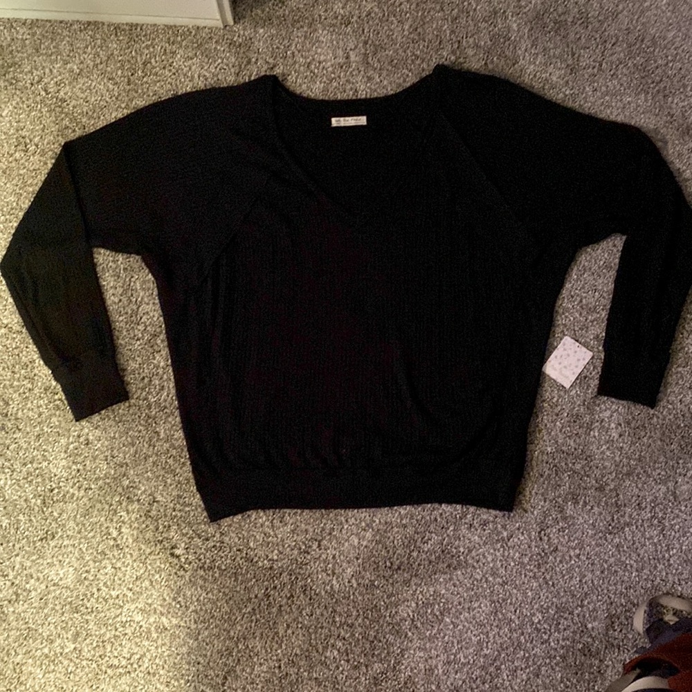 Free People oversized knit shirt